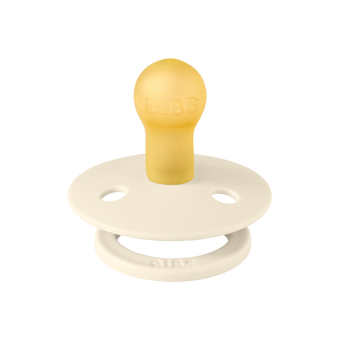 👉 Schnuller 2er-Pack – BPA-frei, Kirschform Sauger aus Naturkautschuk/Latex, Größe 1 (0+ Monate), Farben Ivory & Sage